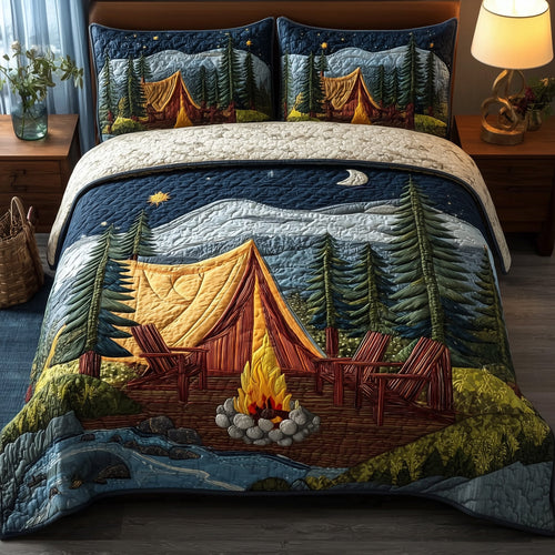 Campfire Dreams 3-Piece Quilted Bedding Set GFTOTP10942