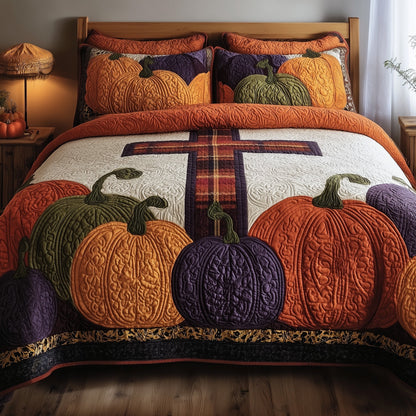 Fall For Jesus 3-Piece Quilted Bedding Set GFTOTP10950