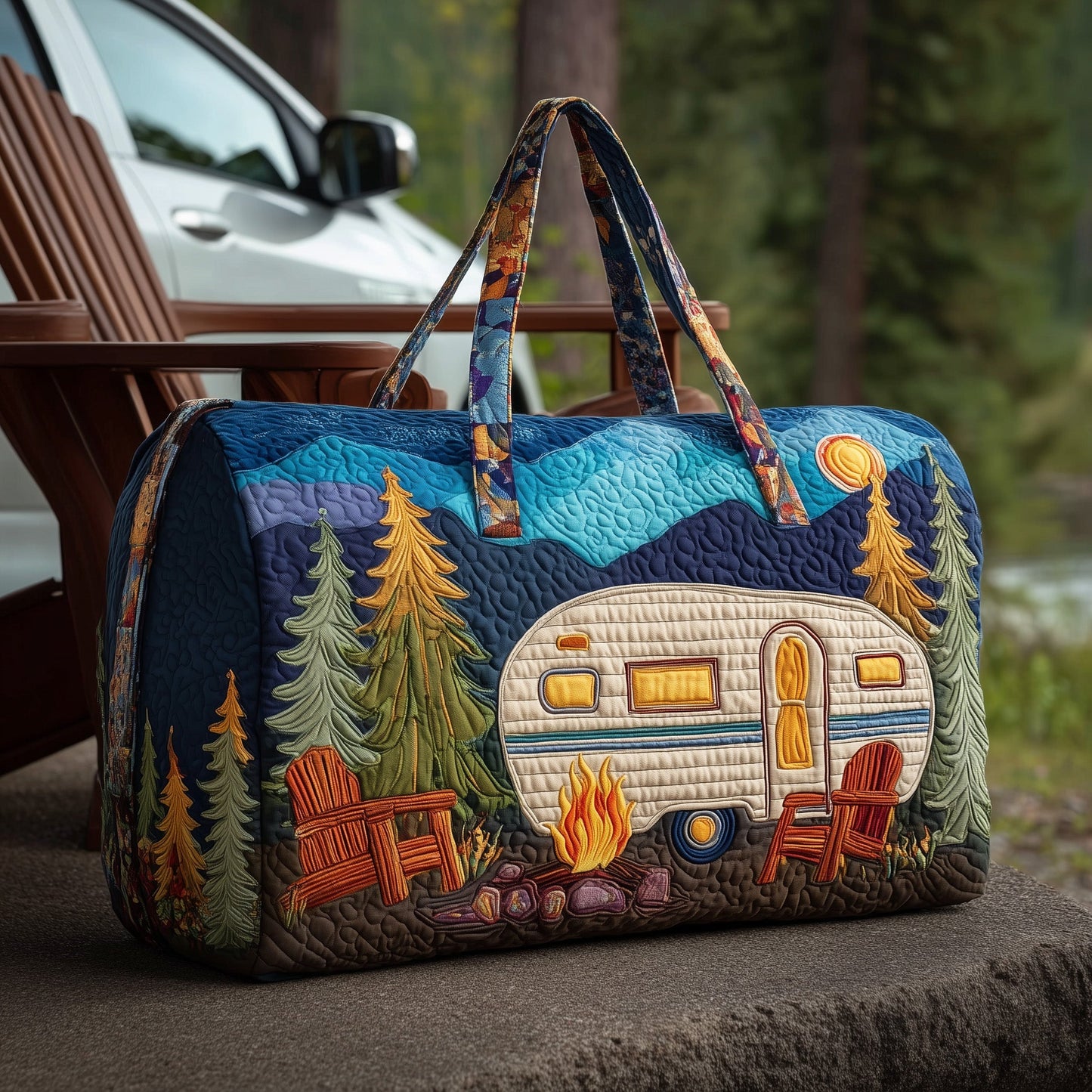 Camping Harmony Quilted Duffle Bag GFTOTP10962