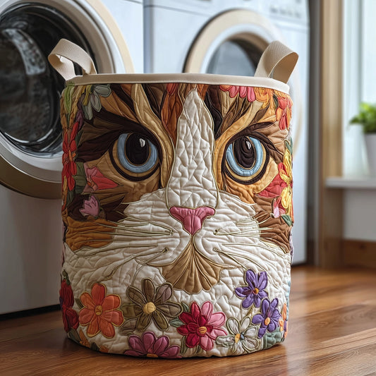 Catitude Quilted Laundry Basket GFTOTP11004