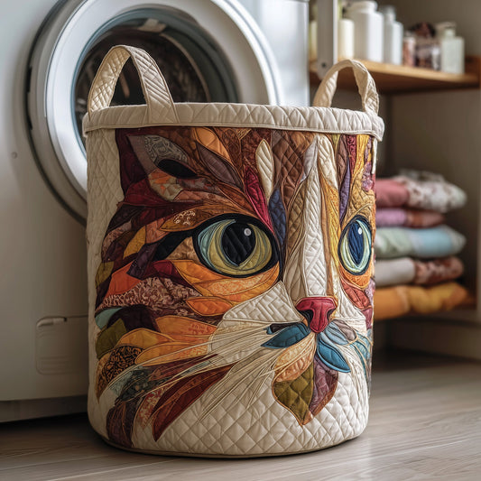 Catitude Quilted Laundry Basket GFTOTP11006