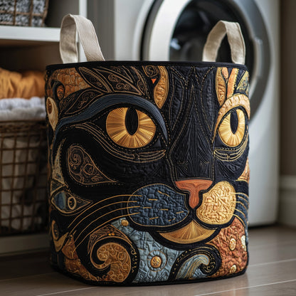 Catitude Quilted Laundry Basket GFTOTP11012