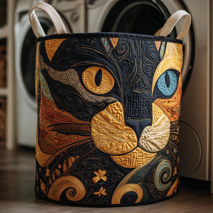 Catitude Quilted Laundry Basket GFTOTP11013