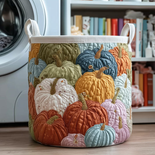 Pumpkin Patch Quilted Laundry Basket GFTOTP11059