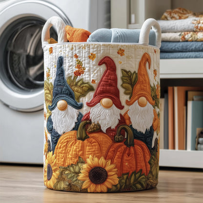 Autumn Whimsy Quilted Laundry Basket GFTOTP11065