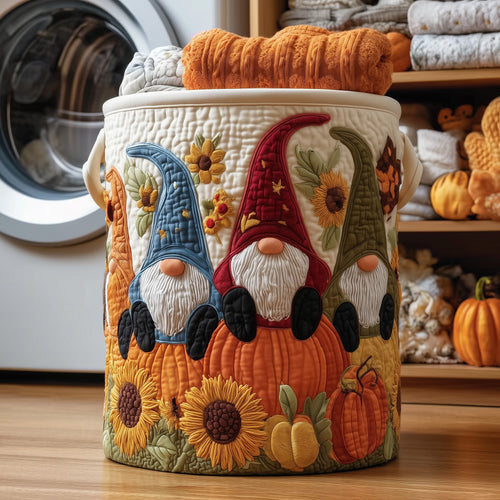 Autumn Whimsy Quilted Laundry Basket GFTOTP11066