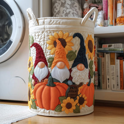 Autumn Whimsy Quilted Laundry Basket GFTOTP11067