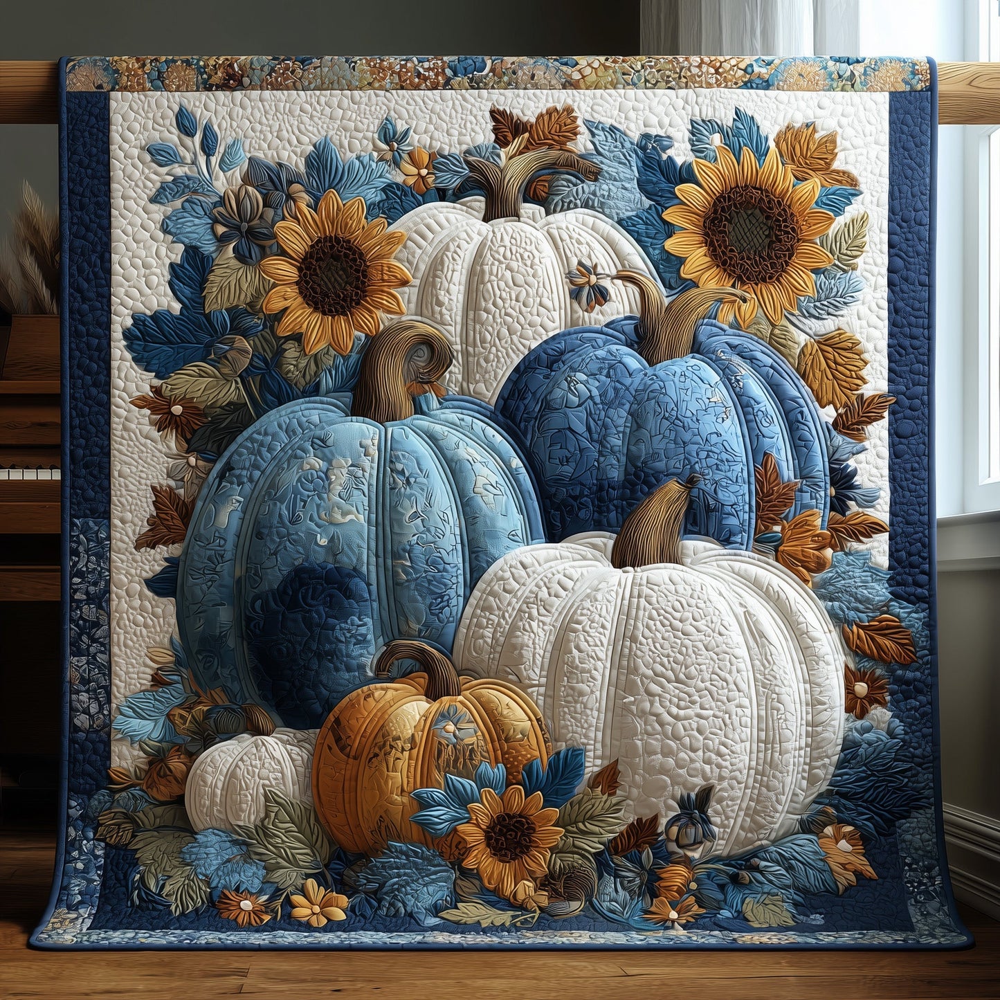 Pumpkin Patch Quilted Blanket GFTOTP11070