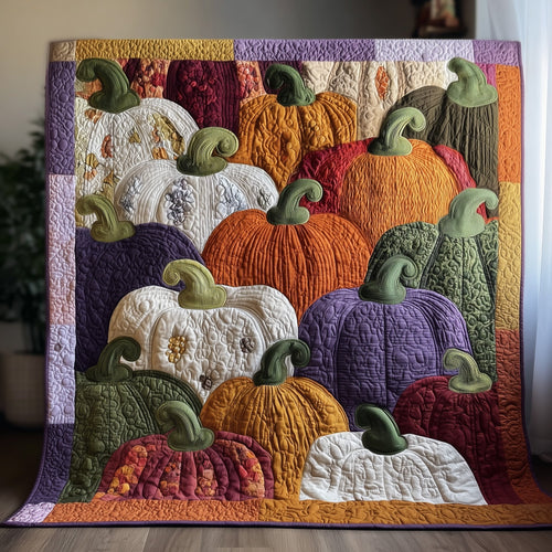 Pumpkin Patch Quilted Blanket GFTOTP11078