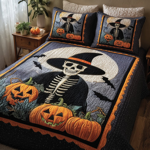 Whimsical Witch 3-Piece Quilted Bedding Set GFTOTP11153