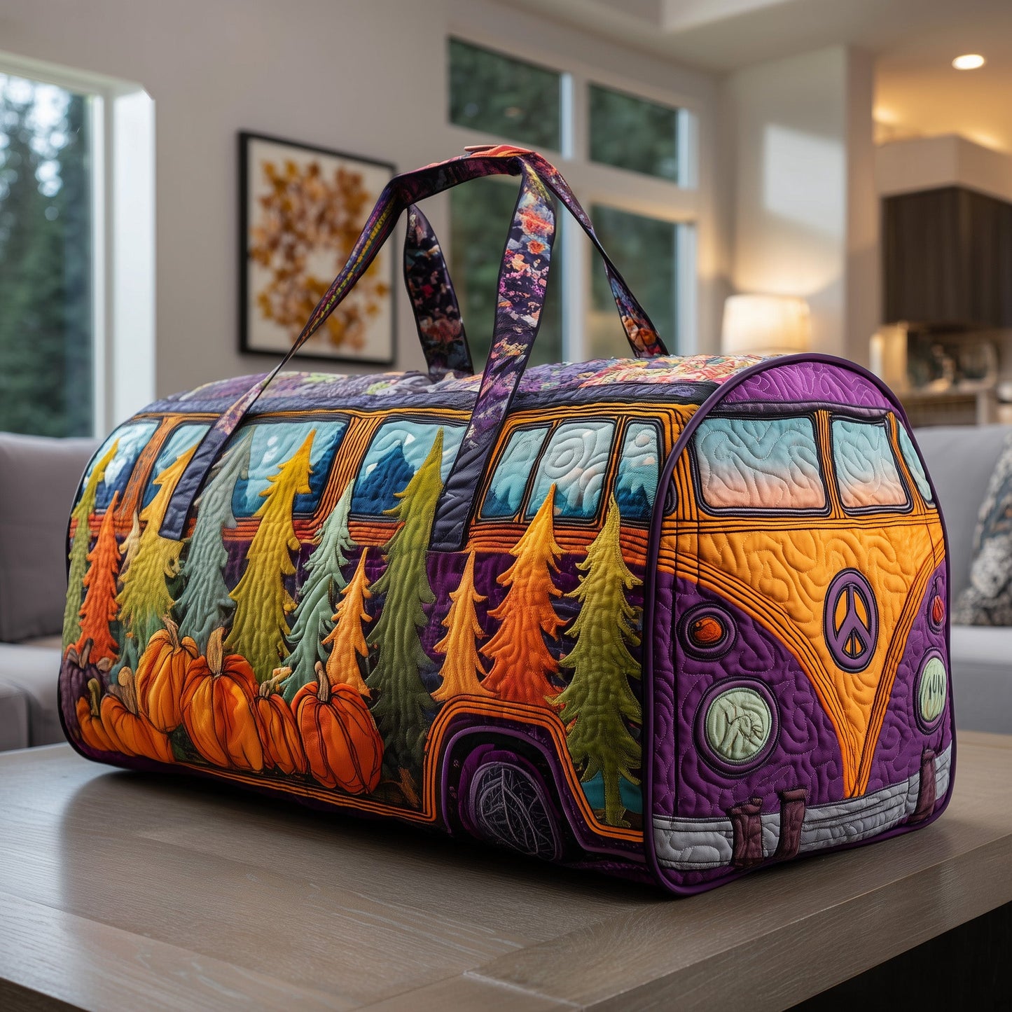 Spooky Journey Quilted Duffle Bag GFTOTP11178