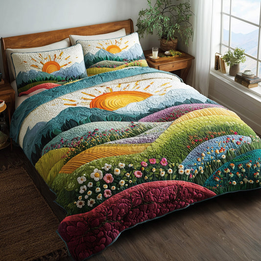Hillside Serenity 3-Piece Quilted Bedding Set GFTOTP11202