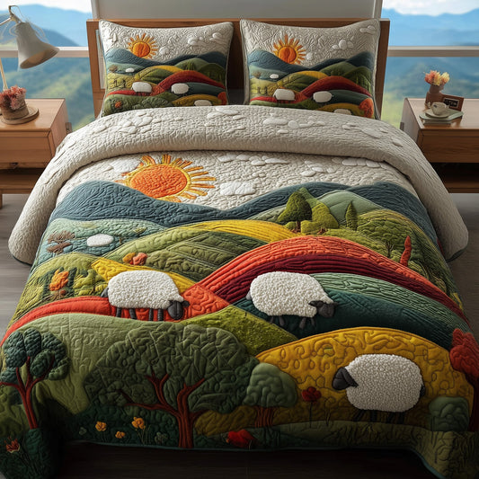 Hillside Serenity 3-Piece Quilted Bedding Set GFTOTP11206