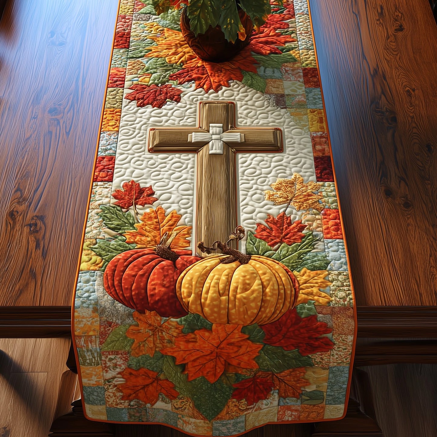Fall for Jesus Quilted Table Runner GFTOTP11212