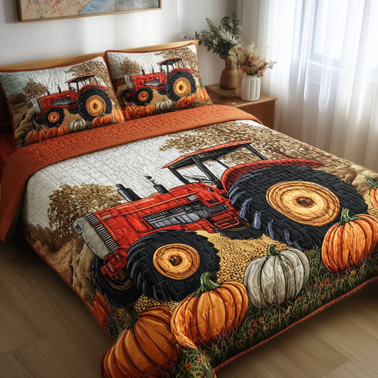 Golden Harvest 3-Piece Quilted Bedding Set GFTOTP11244