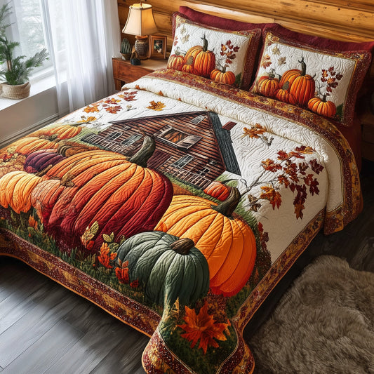 Golden Harvest 3-Piece Quilted Bedding Set GFTOTP11245