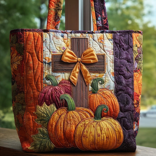 Fall For Jesus Quilted Tote Bag GFTOTP11261