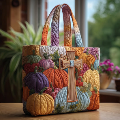 Fall For Jesus Quilted Tote Bag GFTOTP11262