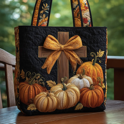 Fall For Jesus Quilted Tote Bag GFTOTP11263