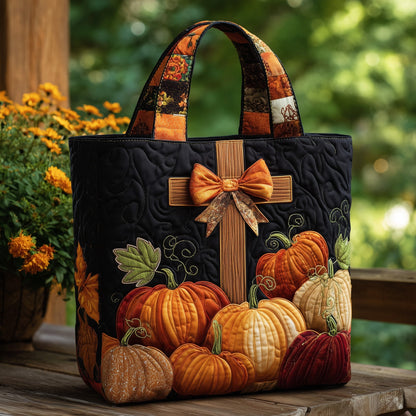 Fall For Jesus Quilted Tote Bag GFTOTP11264