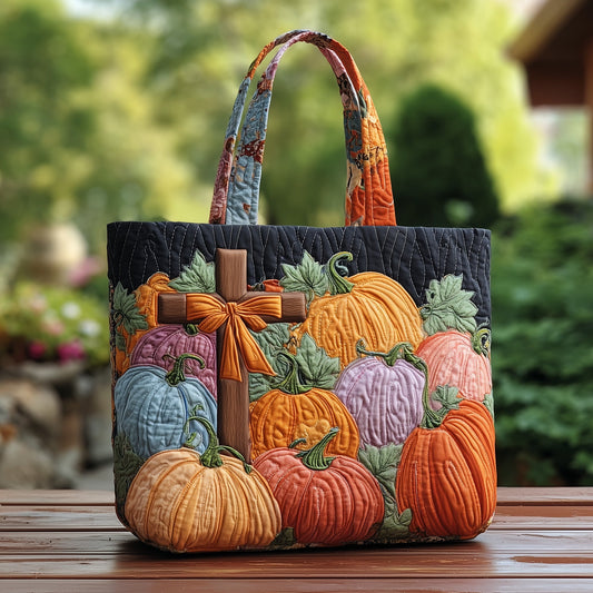 Fall For Jesus Quilted Tote Bag GFTOTP11265