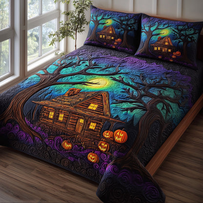 Phantom Hollow 3-Piece Quilted Bedding Set GFTOTP11284