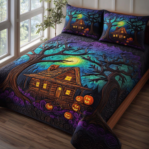 Phantom Hollow 3-Piece Quilted Bedding Set GFTOTP11284