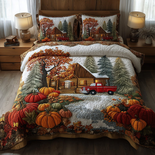 Rustic Cabin 3-Piece Quilted Bedding Set GFTOTP11307