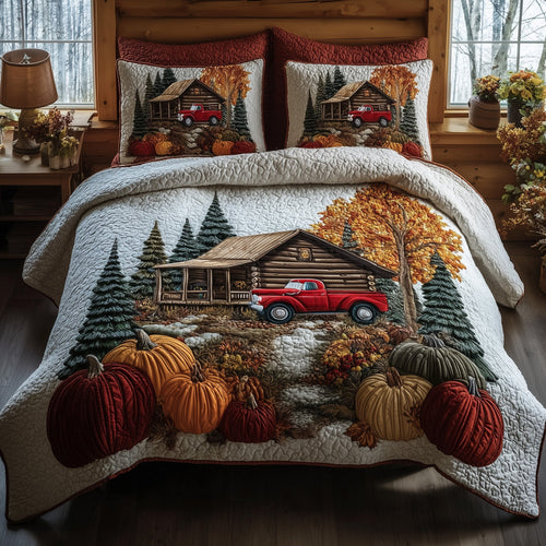 Rustic Cabin 3-Piece Quilted Bedding Set GFTOTP11308