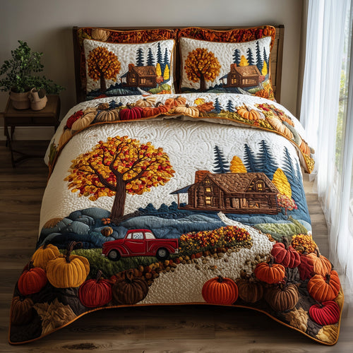 Rustic Cabin 3-Piece Quilted Bedding Set GFTOTP11309