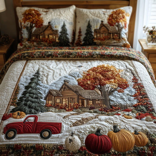 Rustic Cabin 3-Piece Quilted Bedding Set GFTOTP11311