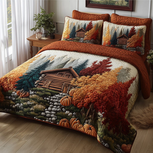 Rustic Cabin 3-Piece Quilted Bedding Set GFTOTP11313