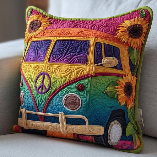 Hippie Van Quilted Pillow Case GFTOTP11359