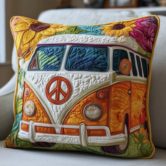 Hippie Van Quilted Pillow Case GFTOTP11361