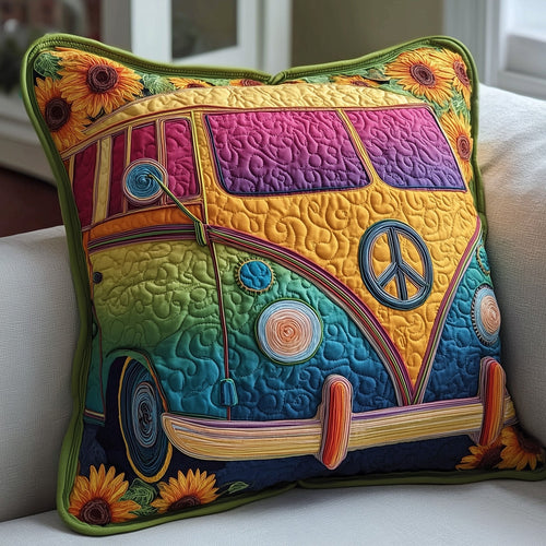 Hippie Van Quilted Pillow Case GFTOTP11362