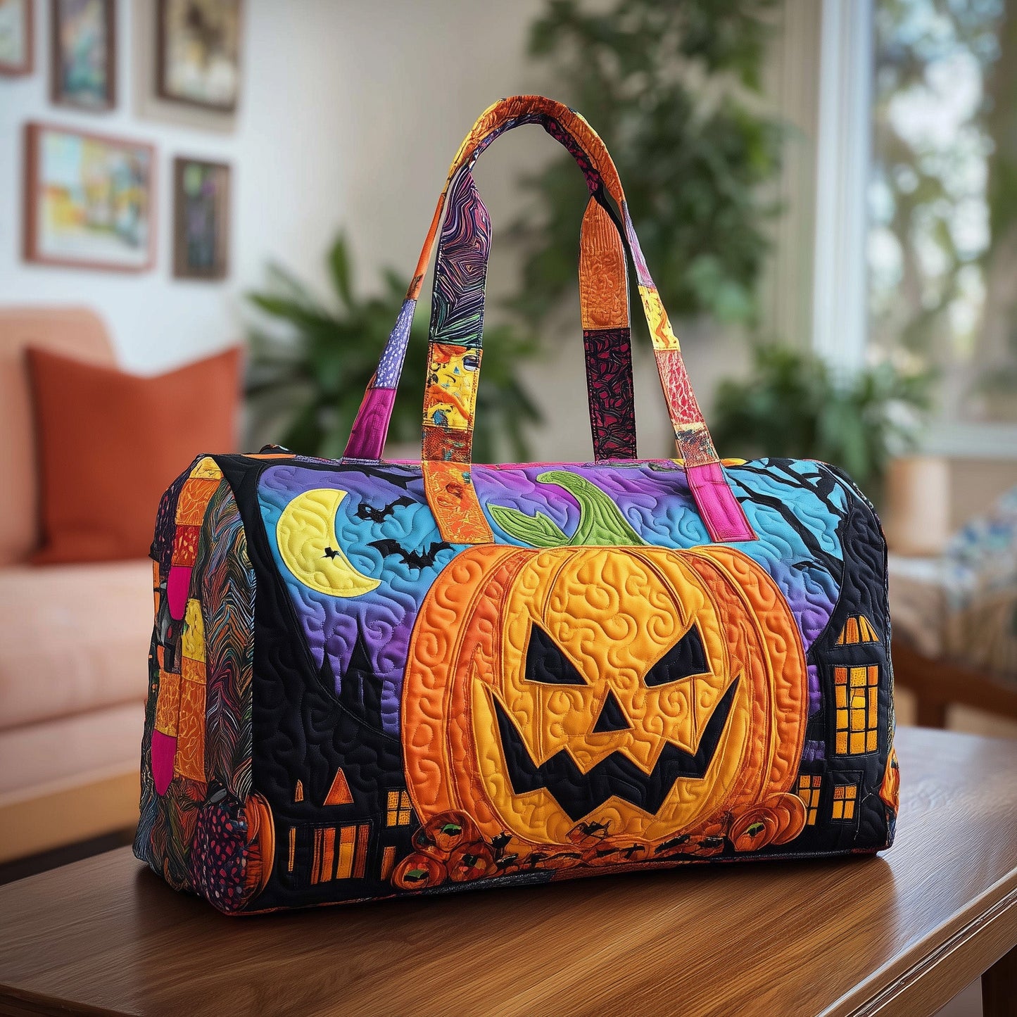 Spooky Season Quilted Duffle Bag GFTOTP11381