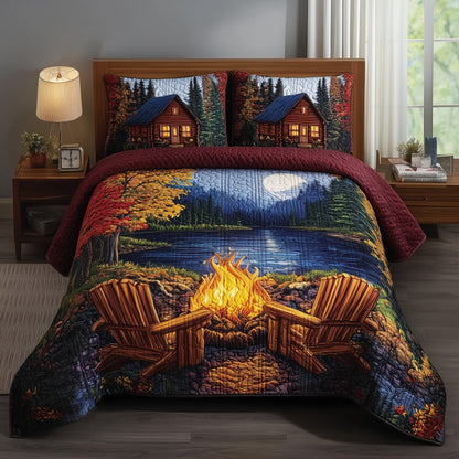 Autumn Harmony 3-Piece Quilted Bedding Set GFTOTP11394
