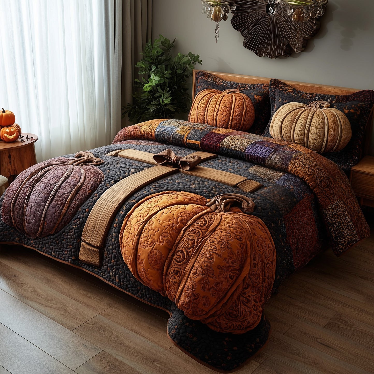 Fall for Jesus 3-Piece Quilted Bedding Set GFTOTP11400