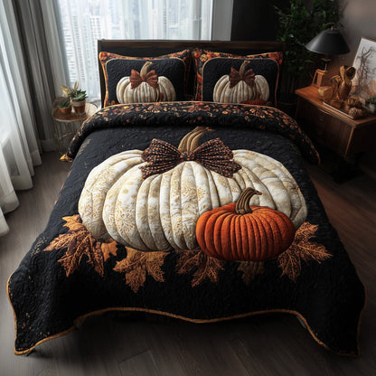 Pumpkin Haven 3-Piece Quilted Bedding Set GFTOTP11431