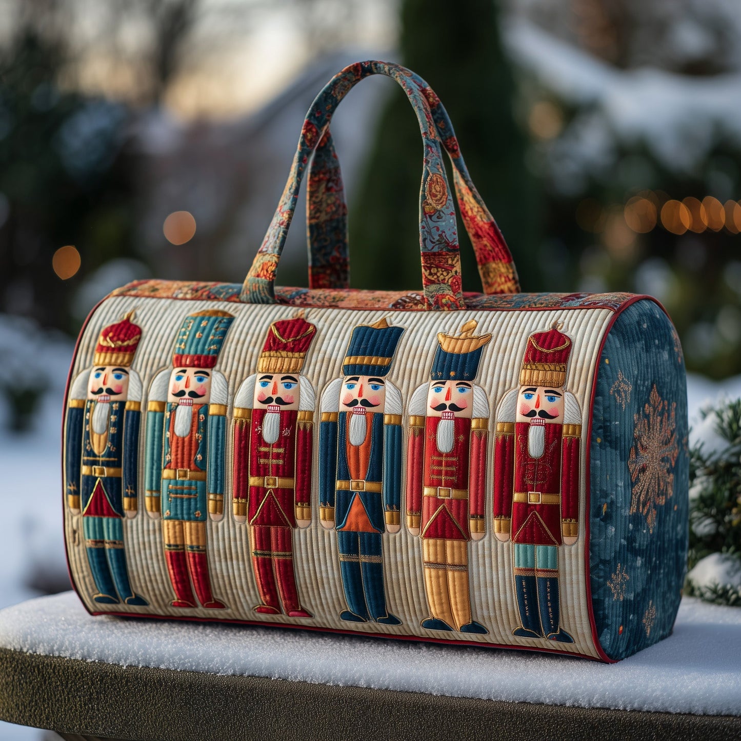 Nutcracker Quilted Duffle Bag GFTOTP11471
