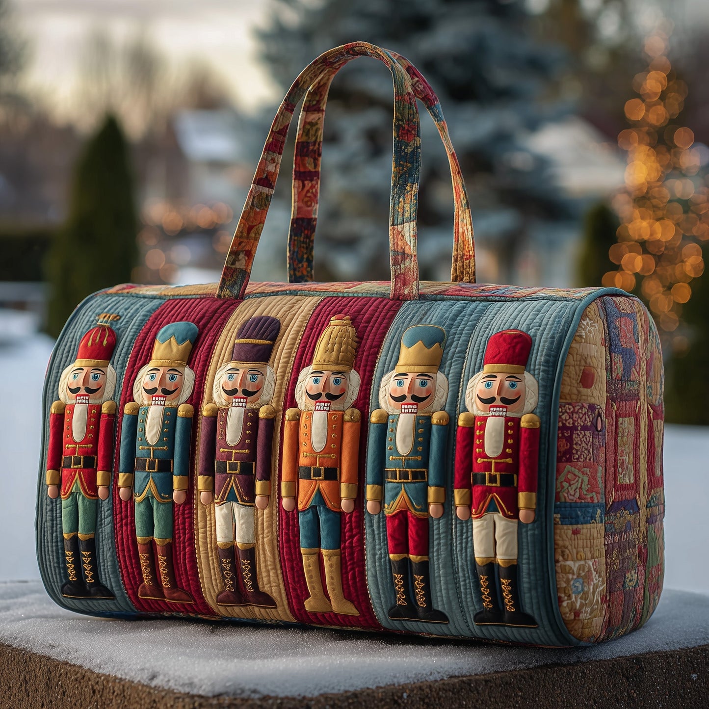 Nutcracker Quilted Duffle Bag GFTOTP11472