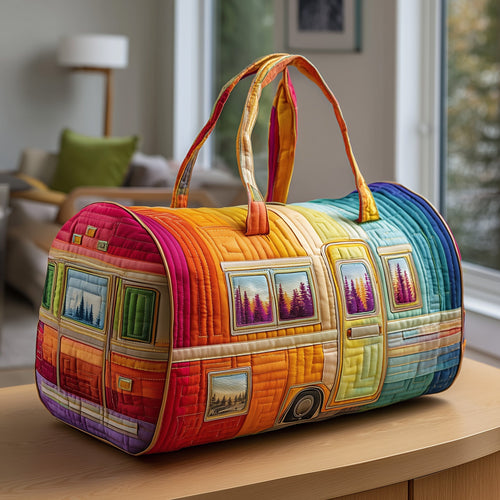 Happy Camper Quilted Duffle Bag GFTOTP11473