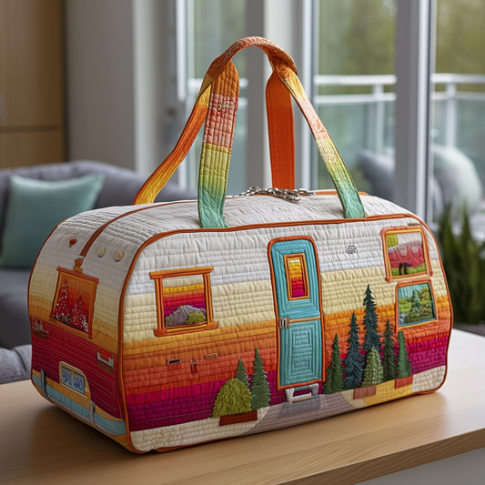 Happy Camper Quilted Duffle Bag GFTOTP11475