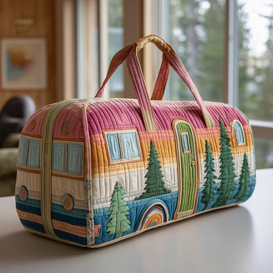 Happy Camper Quilted Duffle Bag GFTOTP11477