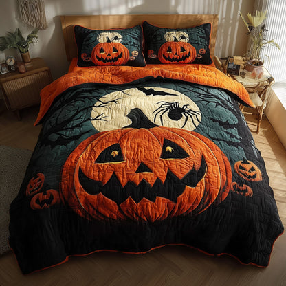 Spooky Nights 3-Piece Quilted Bedding Set GFTOTP11534