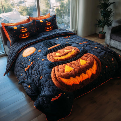 Spooky Nights 3-Piece Quilted Bedding Set GFTOTP11535