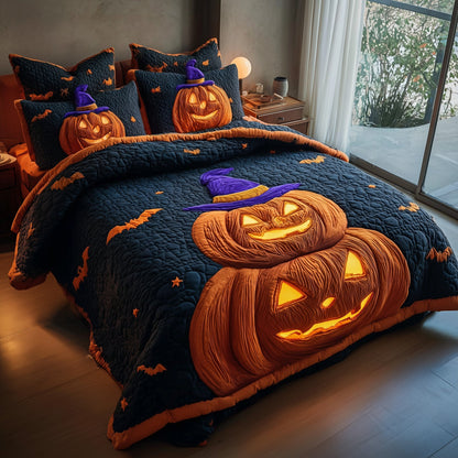 Spooky Nights 3-Piece Quilted Bedding Set GFTOTP11536