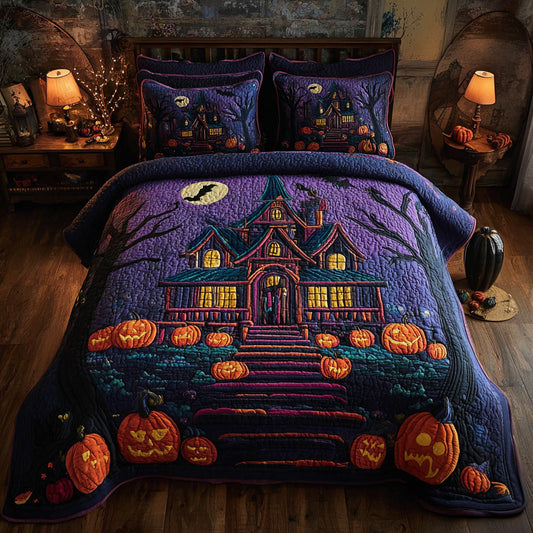 Midnight Manor 3-Piece Quilted Bedding Set GFTOTP11542