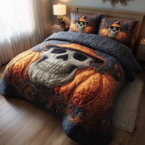Dark Enchantment 3-Piece Quilted Bedding Set GFTOTP11545