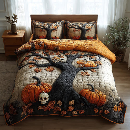 Dark Enchantment 3-Piece Quilted Bedding Set GFTOTP11549